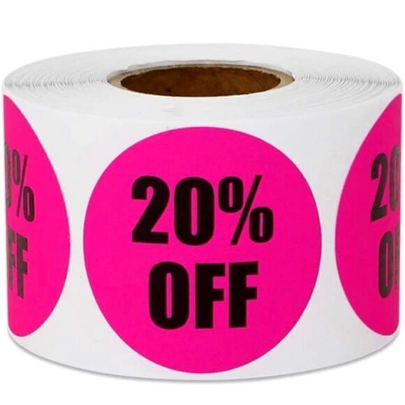 Adhesive stickers 100pcs    - Picture 2 of 4